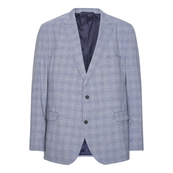 Lys blå / ternet mønster