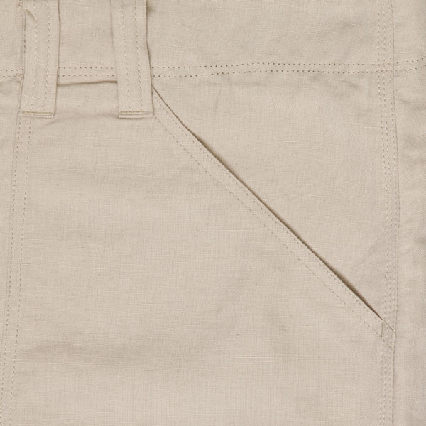 Beige hør shorts - Ed Baxter
