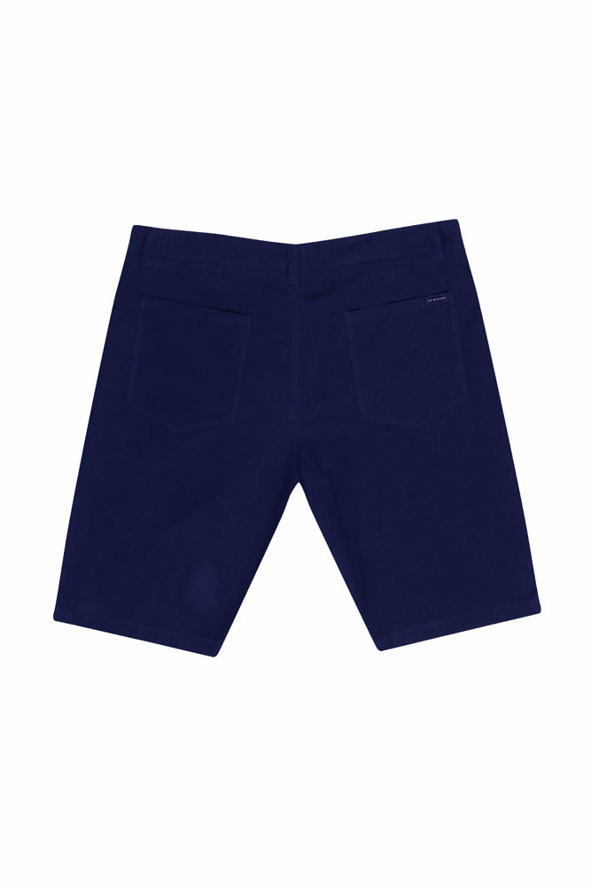 Navyblå hør shorts - Ed Baxter