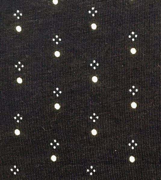 Navyblå pyjamas m.mønster